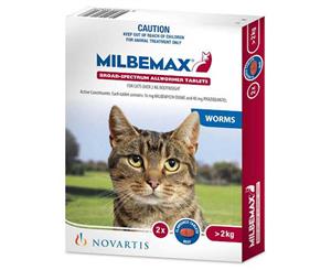 Milbemax Tablets All Wormer For Cats