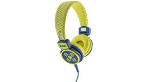 Moki Kid Safe Volume Limited Headphones - Yellow/Blue