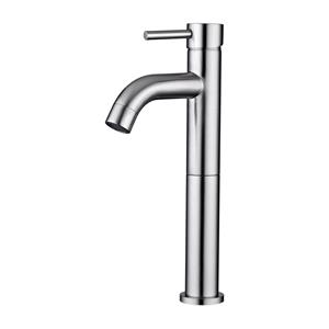 Mondella WELS 5 Star 6L/min Nickel Resonance Tall Pin Lever Basin Mixer