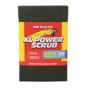 Mr Clean XL Power Scrub Scourer - 10 Pack