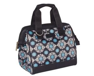 New Sachi Insulated Lunch Bag - Black Medallion