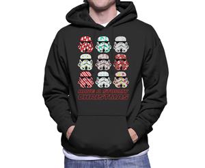 Original Stormtrooper Have A Stormy Christmas Men's Hooded Sweatshirt - Black