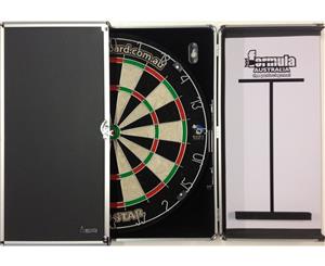 PRO STAR Dart Board Set Aluminium Dart Board Cabinet