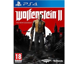 PS4 Wolfenstein II The New Colossus (PAL Import) Playstation 4 Video Game