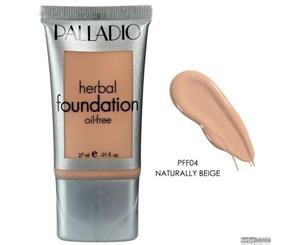 Palladio Herbal Liquid Oil Free Foundation - Naturally Beige 27ml