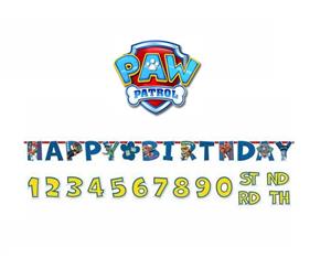 Paw Patrol Add an Age Letter Banner Kit