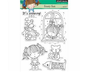 Penny Black Clear Stamps 5&quotX7"-Frosty Fun