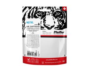 Pfeiffer Ink Cartridge Compatible With Hp 27xl Black (Reman)