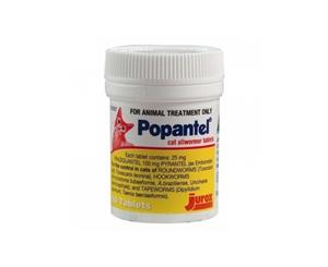 Popantel Allwormer Cats Treatment Aid Tablets 5kg 50's (P0105)