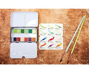 Prima Watercolor Confections Watercolor Pans 12/Pkg-Terrain