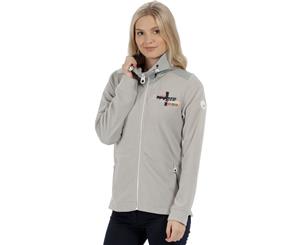 Regatta Womens/Ladies Darlene Full Zip Micro Poplin Casual Jacket - Light Steel