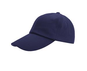 Result Childrens/Kids Plain Low Profile Heavy Brushed Cotton Baseball Cap (Navy Blue) - BC962