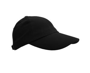 Result Unisex Heavy Cotton Premium Pro-Style Baseball Cap (Black) - BC958