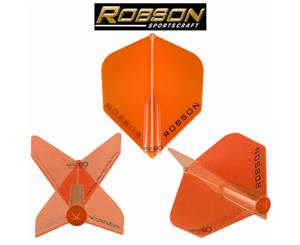 Robson - Plus Moulded - Standard Dart Flights - Orange