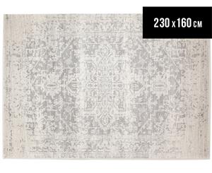 Rug Culture 230x160cm Cairo Rug - Bone White/Silver