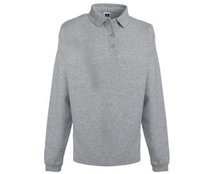 Russell Europe Mens Heavy Duty Collar Sweatshirt (Light Oxford) - RW3275