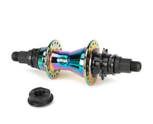 Salt EX Cassette Hub RHD - 36H BMX Rear Hub - Oil Slick / Jet Fuel / Rainbow