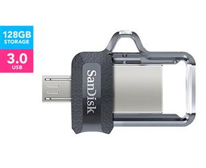 SanDisk OTG Ultra 128GB Dual USB Drive 3.0 For Andoid Phones