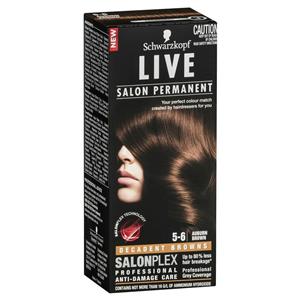 Schwarzkopf Live Salon Permanent 5.6 Auburn Brown