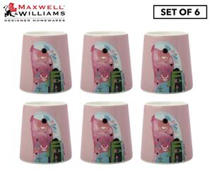 Set of 6 Maxwell & Williams Pete Cromer Egg Cup - Parrot