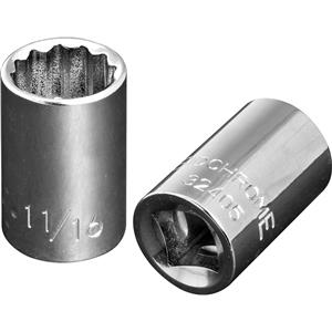 Sidchrome 11/16'' 1/2'' 12 Point Drive Socket