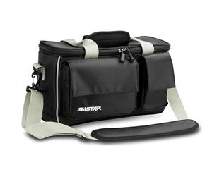 Silstar Soft Fishing Tackle Bag with Dual Inner Compartments and 6 Tackle Boxes