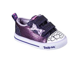 Skechers Kids Girls Twinkle Toes Itsy Bitsy Shoes Trainers Sneakers Infant - Purple