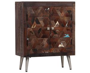 Solid Reclaimed Wood Sideboard 2 Doors Cupboard Stand Home Organiser