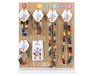 Something Different Chakra Jewellery With Display Stand (18 Pieces) (May Vary) - SD648