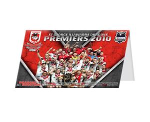 St George Dragons NRL 2010 Premiers Greeting Card