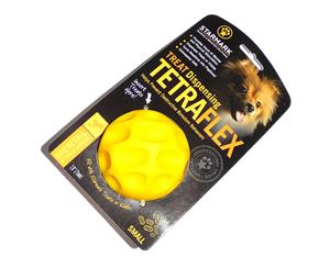 Starmark Tetraflex Treat Dispensing Ball Large Medium Small [Size Small]