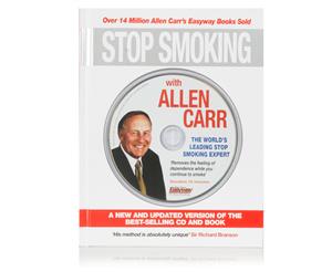 Stop Smoking with Allen Carr Book + CD