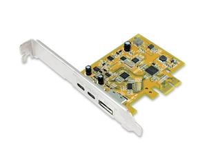 Sunix Usb 3.1 10G & Displayport Alt-Mode Pci Express Host Card With Dual Usb