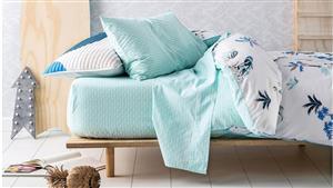 Surfari Blue King Single Sheet Set