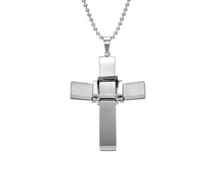 Surgical Steel Pendant Cross Necklace