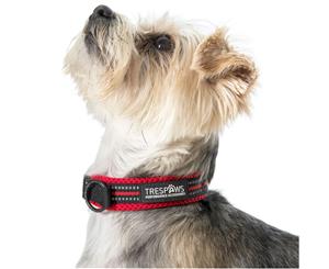 Trespass Mens Scooby Soft Padded Reflective Dog Collar - POSTBOX RED