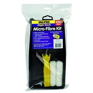 Uni-Pro 100mm Micro-Fibre Mini Roller Kit