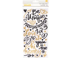 Vicki Boutin - Wildflower & Honey Thickers 5.5in x 11in 107 pack Honey Phrase/Foam