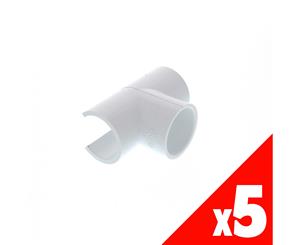 Vinidex Snap-On Tee PVC 32mm 463-012 Pressure Pipe Fitting Plumbing Water x5