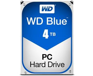 WD 4TB Blue Edition 3.5" SATA3 Internal HDD 5400RPM 64M CACHE for everyday computing 2 Year Warranty