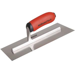 Wallboard Straight Trowel Rubber Handle Stainless Steel - 355mm