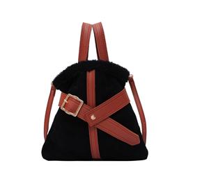 Winter Women's Shoulder Bag - Black