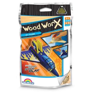 Wood WorX Kids Mini Jet Plane Craft Kit