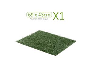 1 Grass Mat 69cm x 43cm for Pet Dog Potty Tray Training Toilet