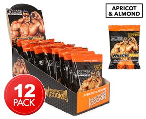 12 x Max's Muscle Meal High Protein Cookie Apricot & Almond 90g