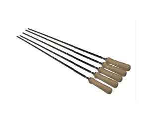 5 pieces Large Skewer for H/Duty Spit Rotisserie (Set of 5) 85cm Long - 8mm thick