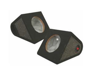 Aerpro 6 inch Speaker box Ported black carpet