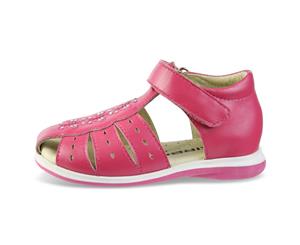 Airbox - Girl's Leather Sandals - Shining - Pink