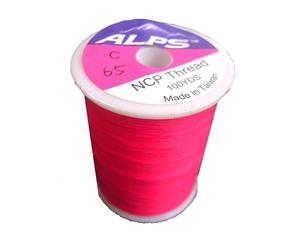 Alps 100yds of Hot Pink Rod Wrapping Thread - Size C (0.2mm) Rod Binding Cotton