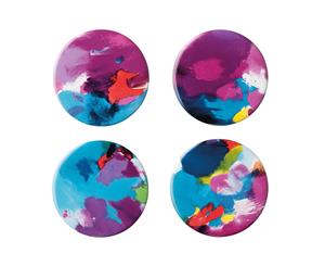 Ambrosia Aster 4 Piece Coasters Set